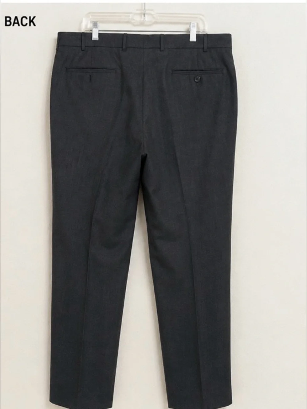 Lauren, Ralph Lauren Men’s Size 40W x 34L total comfort Grey Slacks 100% wool.